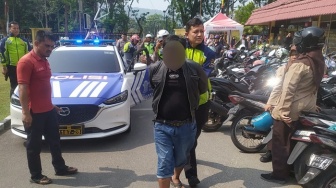 Pelaku Ganjal Mesin ATM Depan Kampus UPI Padang Nyaris Diamuk Massa