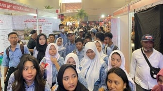 Ratusan Pelajar Masih Antusias Serbu Pameran Pangan Plus 2023 di Rakernas IV PDIP