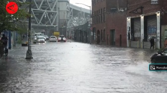 Dilanda Banjir Besar, Kota New York Umumkan Status Darurat