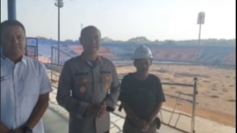 Viral Stadion Kanjuruhan Diduga Dibakar usai Peringatan 'Tragedi Kanjuruhan', Kapolres Malang: Tidak Benar!
