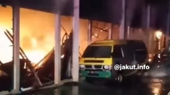 Gedung Pemulasaran Jenazah di RS Sulianti Saroso Tanjung Priok Terbakar