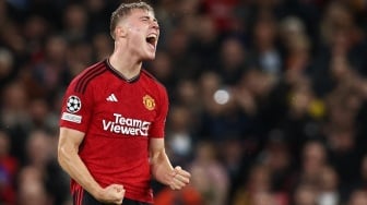 Rasmus Hojlund Nilai Plus di Tengah Bobroknya Manchester United, Buntuti Rekor Erling Haaland di Liga Champions