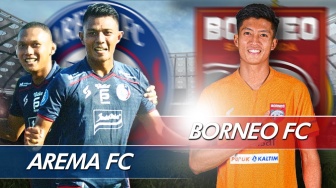 Prediksi Arema FC vs Borneo FC di BRI Liga 1: Susunan Pemain, Head to Head dan Link Live Streaming