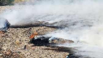 Kawasan TPA Jatibarang Semarang Kembali Terbakar, Lokasi Berada di Zona 3