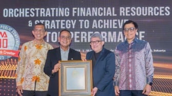 Kinerja Terus Naik, Direktur Keuangan & Strategi Bank DKI Raih Indonesia Best CFO 2023