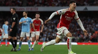 Hasil Arsenal vs Manchester City: Gol Tunggal Gabriel Martinelli Menangkan The Gunners