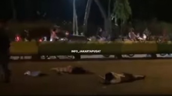 Tubuh Tergeletak di Aspal, Tiga Orang Meninggal Dalam Kecelakaan Maut di Kemayoran