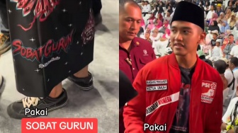 Hadir di Rapimnas Samawi, Kaesang Pangarep Kenakan Sarung Sobat Gurun: Dukung UMKM Lokal Berapa Harganya?