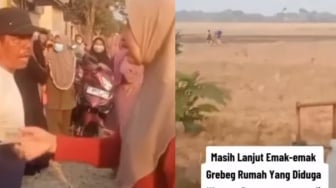 Heboh! Emak-Emak Gerebek Warung Diduga Tempat Prostitusi dan Judi di Padang Pariaman