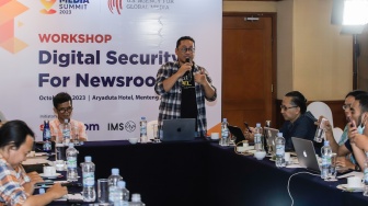 Jelang LMS 2023, Suara.com Bikin Workshop Tentang Pentinganya Keamanan Siber