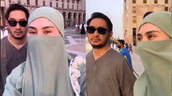 Syahnaz Sadiqah Bercadar saat Umrah, Isu Selingkuh Disentil Lagi: Hukum Zina Itu Berat