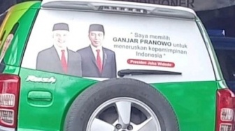 Heboh Mobil Pelat Merah Ditempel Wajah Besar Ganjar Pranowo, Memang Boleh ASN Kampanye?