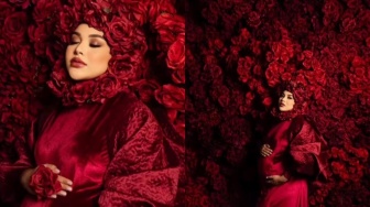 Posting Momen Maternity Shoot Serba Bunga, Paras Aurel Hermansyah Malah Dibilang Mirip Ivan Gunawan