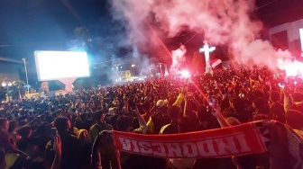 Catat Lur! Ini 8 Kantong Parkir Nobar Timnas Indonesia di Depan Balai Kota Solo