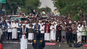 Ribuan Umat Islam Soloraya Gelar Aksi Bela Palestina, Peserta Salat Ghaib hingga Baca Qunut Nazilah