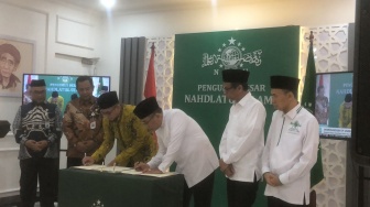 KPU dan PBNU Teken MoU Soal Pendidikan Pemilu