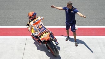 Marc Marquez Maksimalkan Sesi Latihan Demi Lewati Tantangan di MotoGP Qatar