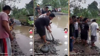 Rusak Parah, Jalan di Bengkulu yang Dilewati Pejabat Akhirnya Diperbaiki