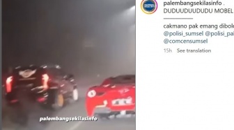 Alasan Sepele Pemilik Ferrari Merah Vs Pajero Sport Balap Liar di Jalanan Palembang, Gara-gara Ini