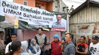 PERSIS dan Sahabat Sandiaga Uno Gelar Sembako Murah di Cimahi