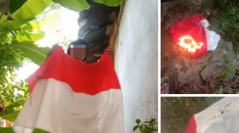 Video Bocah di Pontianak Injak hingga Bakar Bendera Merah Putih!