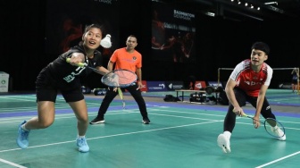 Jelang Denmark Open 2023,  Tim Bulu Tangkis Indonesia Langsung Gelar Latihan  Setiba di Odense