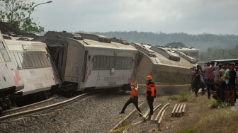 Kesaksian Penumpang Sesaat Sebelum Kereta Api Argo Semeru Anjlok di Kulon Progo, Sempat Goyang hingga Atap Mau Runtuh