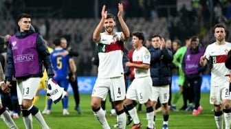 Hasil Lengkap Kualifikasi Euro 2024 Tadi Malam: Portugal Pesta Gol hingga Belgia vs Swedia Ditangguhkan