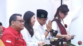 Momen Megawati Sapa Sandiaga Uno Saat Pengumuman Cawapres Ganjar: Jangan Lupa Lho, Beliau Itu ...