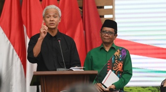 Sebelum Pengundian Nomor Urut Paslon, Ganjar-Mahfud Gelar Doa Bersama di Cemara