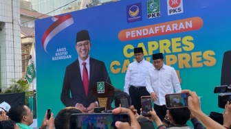 Kumandang Azan Menggema Di Markas PKB, Sambut Anies-Muhaimin Jelang Daftar KPU