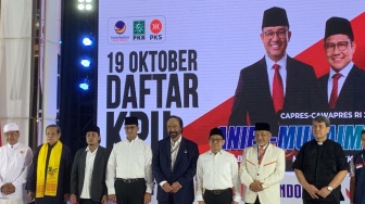 Jelang Pendaftaran Anies-Muhaimin, Yaa Lal Wathan dan Solawat Menggema