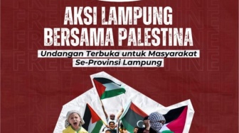 Aksi Bela Palestina, Ribuan Warga Lampung akan Gelar Longmarch Hari Minggu di Tugu Adipura