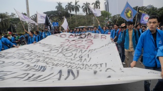 Sempat Ditangkap Saat Demo di Patung Kuda, Tiga Mahasiswa Dibebaskan: Kami Dipukuli, Dinjak