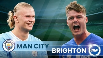 Prediksi Manchester City vs Brighton di Liga Inggris: Preview, Head to Head, Skor dan Live Streaming