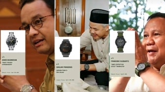 Tiga Koleksi Jam Tangan Mewah Para Capres: Punya Siapa yang Paling Mahal?