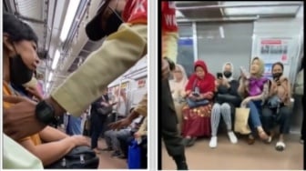 Viral Ibu-ibu Bikin Heboh hingga Emosi di KRL Hanya karena Penumpang Lain Lakukan Ini