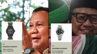 Mengintip Jam Tangan Milik Capres-Cawapres, Punya Cak Imin Termahal Prabowo Termurah