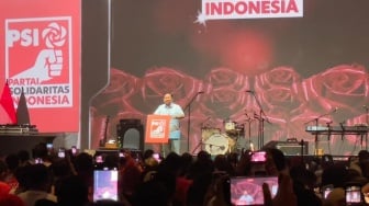 Di Deklarasi Dukungan PSI, Prabowo Gregetan: Ini Memang Saya Tunggu-tunggu, Udah Mepet, Besok Udah Mau Daftar