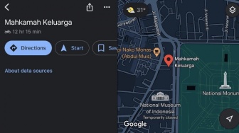 Ramai Dinasti Keluarga Jokowi, Lokasi Mahkamah Keluarga Tiba-tiba Muncul di Google Maps