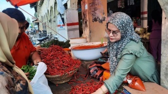 Harga Cabai Merah di Pasar Pariaman Tembus Rp 40 Ribu Per Kilogram