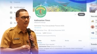 Oknum Pendukung Capres Ganjar Pranowo Catut Logo Pemprov Kaltim, Kadiskominfo: Itu Logo Brand Pemerintahan Ya