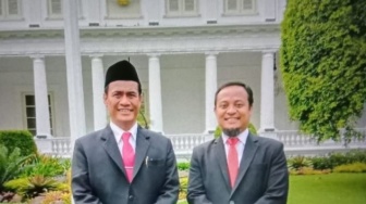 Mantan Gubernur Sulsel Andi Sudirman Sulaiman Hadiri Pelantikan Menteri Pertanian di Jakarta