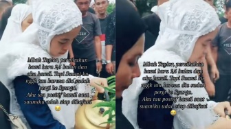 Viral Kisah Pilu Seorang Wanita Tahu Sedang Hamil Saat Suami Sedang Dikafani: Baru 2,5 Bulan Menikah