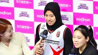 Media Korea Ungkap Megawati Hangestri Bawa 16 Hijab Selama Tampil di V-League 2023-2024