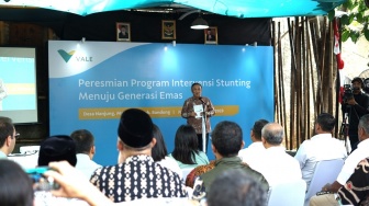 Vale Resmikan Program Intervensi Stunting Menuju Generasi Emas