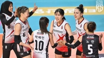 Hasil Liga Voli Korea Hyundai Hillstate vs Red Sparks: Megawati Hangestri Cs Tak Berdaya Kalah 3-0