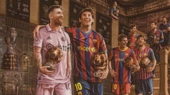 Ballon d'Or Diumumkan, Lionel Messi Raih Trofi Kedelapan