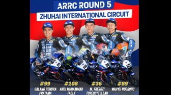 Berangkat ke Tiongkok, Empat Rider Yamaha Racing Indonesia Siap Berprestasi di ARRC 2023 Zhuhai