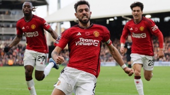 Hasil Liga Inggris: Bruno Fernandes Penyelamat, Manchester United Curi Poin Penuh dari Kandang Fulham